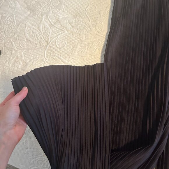 Cos Plisse Pleated Wide Leg Pants in Dark Navy (size XS) - perfect condition - Picture 4 of 8